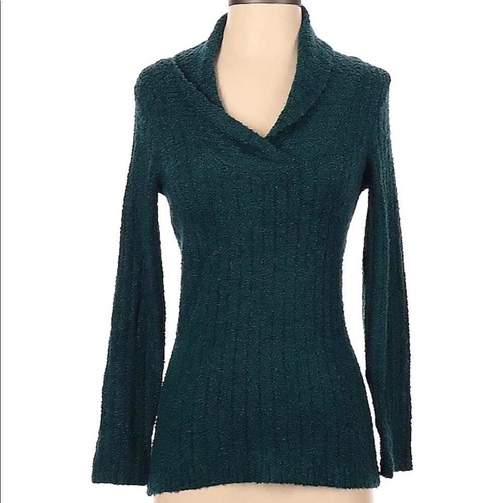 Alberto Makali Pullover Long Sleeve Green Sweater Size Small S